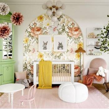 Modern girl nursery