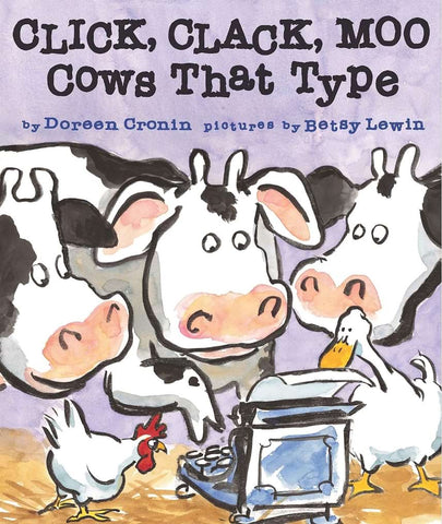 Click Clack Moo Cows That Type book for babies