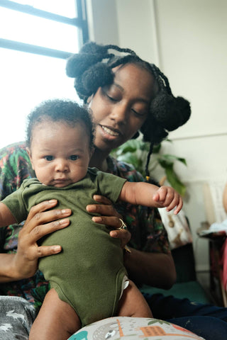 Dominique Drakeford and son 