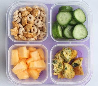 Breakfast for lunch bento box for toddlers