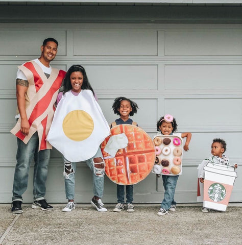 Breakfast family Halloween costumes