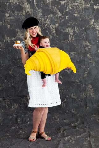 Mom and baby croissant costume