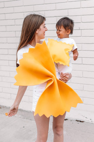 Pasta baby-and-parent Halloween costume