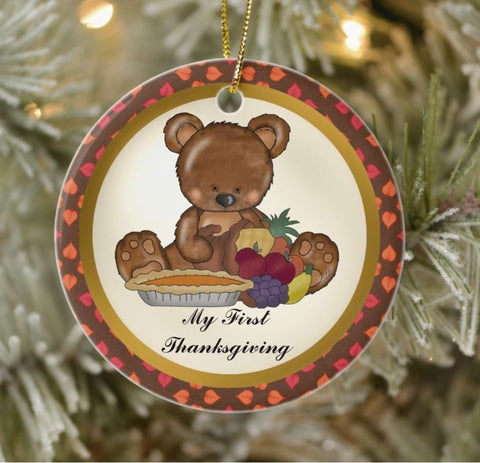 First Thanksgiving ornament for baby