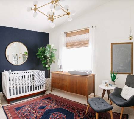 Mid-century modern nursery ideas