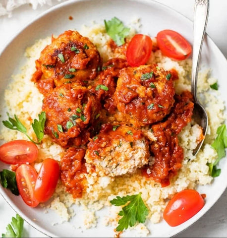 Harissa Chicken Meatballs