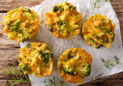 Broccoli cheese cup snack