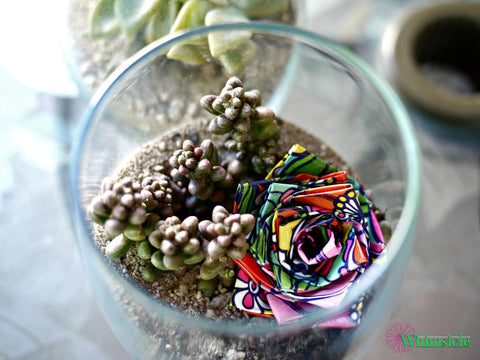 homemade gifts - kid-made terrarium via No Guilt Mom