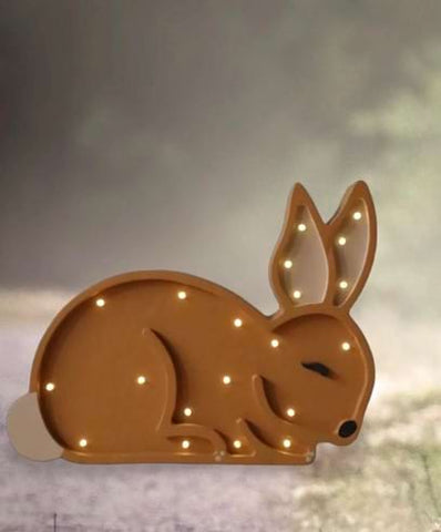 Rabbit-shaped nursery lamp