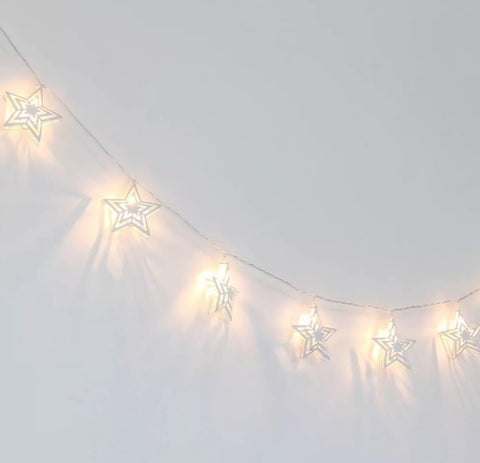 String lights for the nursery that look like stars