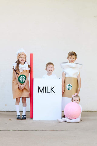 Starbucks sibling Halloween costume