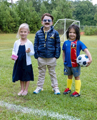 Ted Lasso sibling Halloween costume for kids