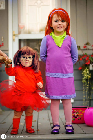 Scooby gang kids Halloween costume for siblings