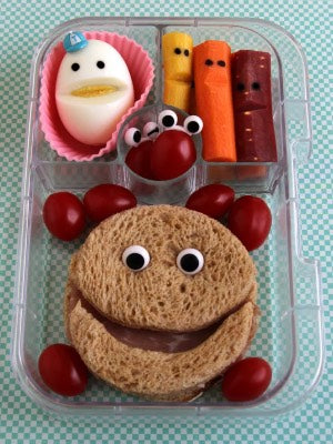 Smiley bento box for toddlers