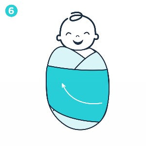 DUDU Swaddle: Step 6