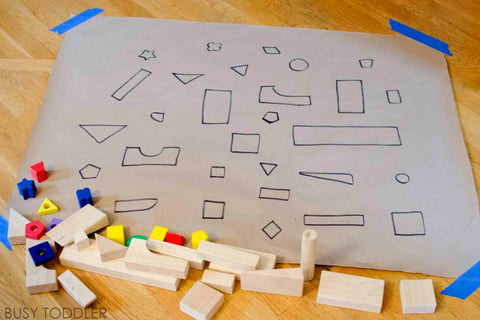 toddler math activity: great shape hunt