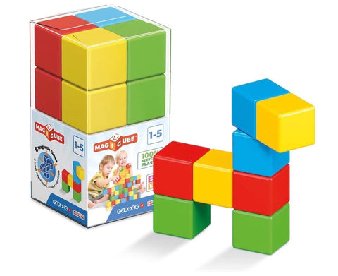 Magnetic building blocks travel toy for toddlers