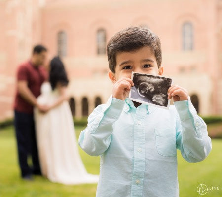 best maternity photo ideas: ultrasound