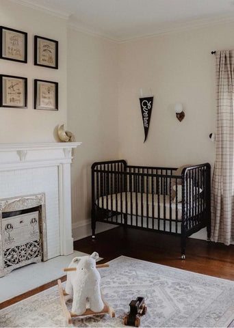 Monochromatic vintage nursery