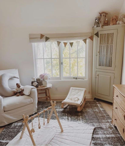 Neutral vintage nursery