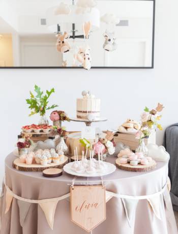 fox baby shower ideas