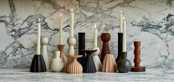 mantel candle holders