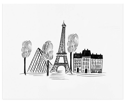 PARIS SKETCH ART PRINT