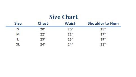 Kate Mack Size Chart