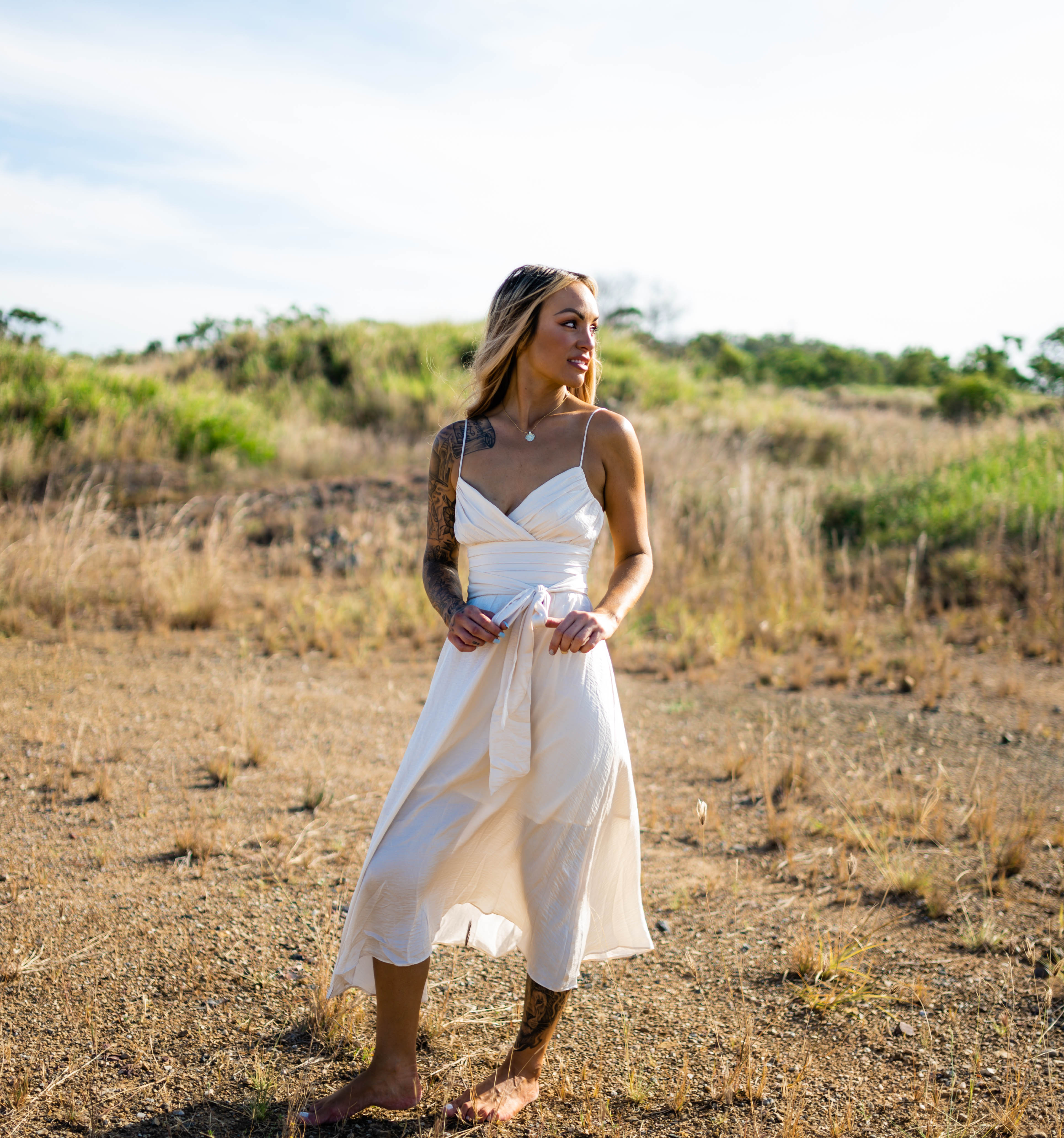 Linen Slip Dress – MATE the Label