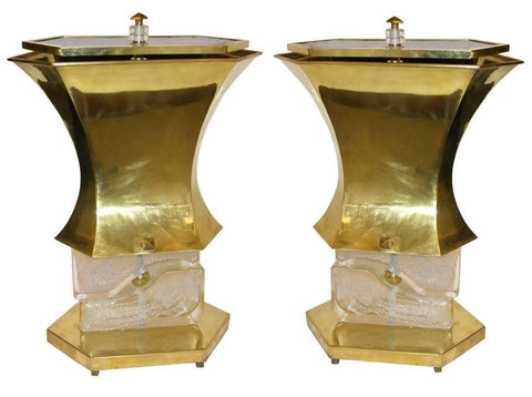 gucci-1980s-italian-pair-of-modern-gold-bronze-and-glass-lamps