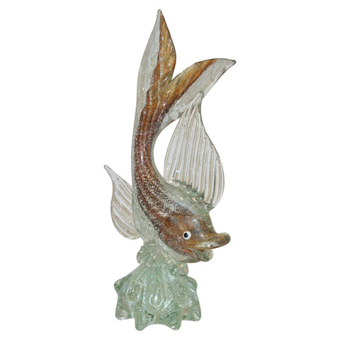 murano-sommerso-amber-and-silver-flecks-art-glass-fish-sculpture-434ph