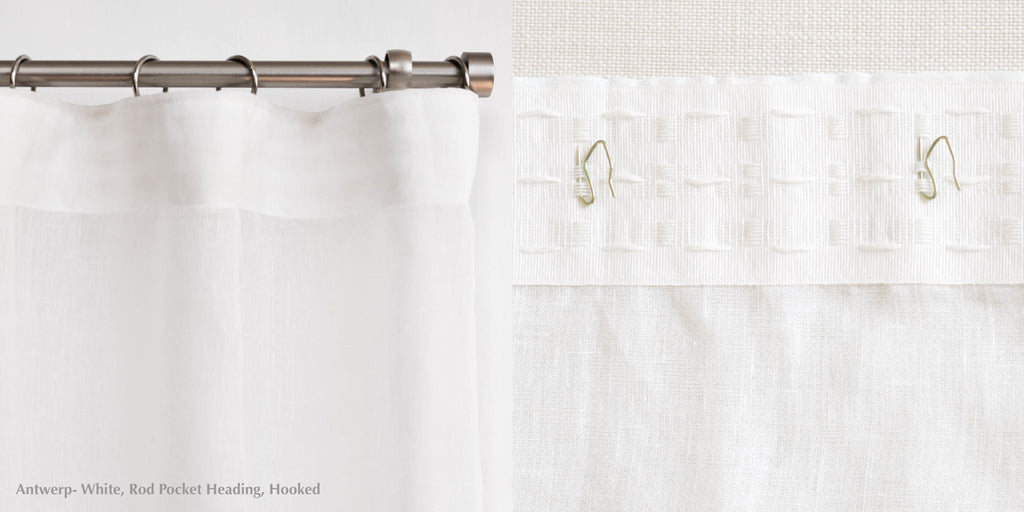 Which curtain heading should I choose? Rod pocket,grommet,pinch