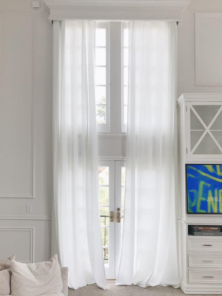 extra long curtains for high ceilings