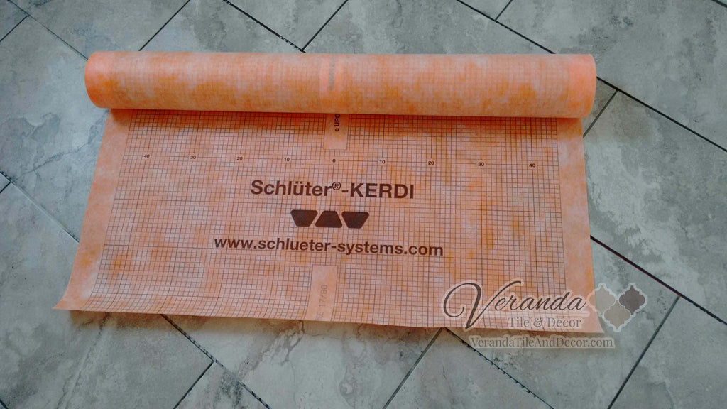 Schluter - Kerdi 200/20M - Kerdi Waterproofing Membrane  </h2> <h4>FREE SHIPPING</h4>  215 sq ft roll - Veranda Tile & Decor