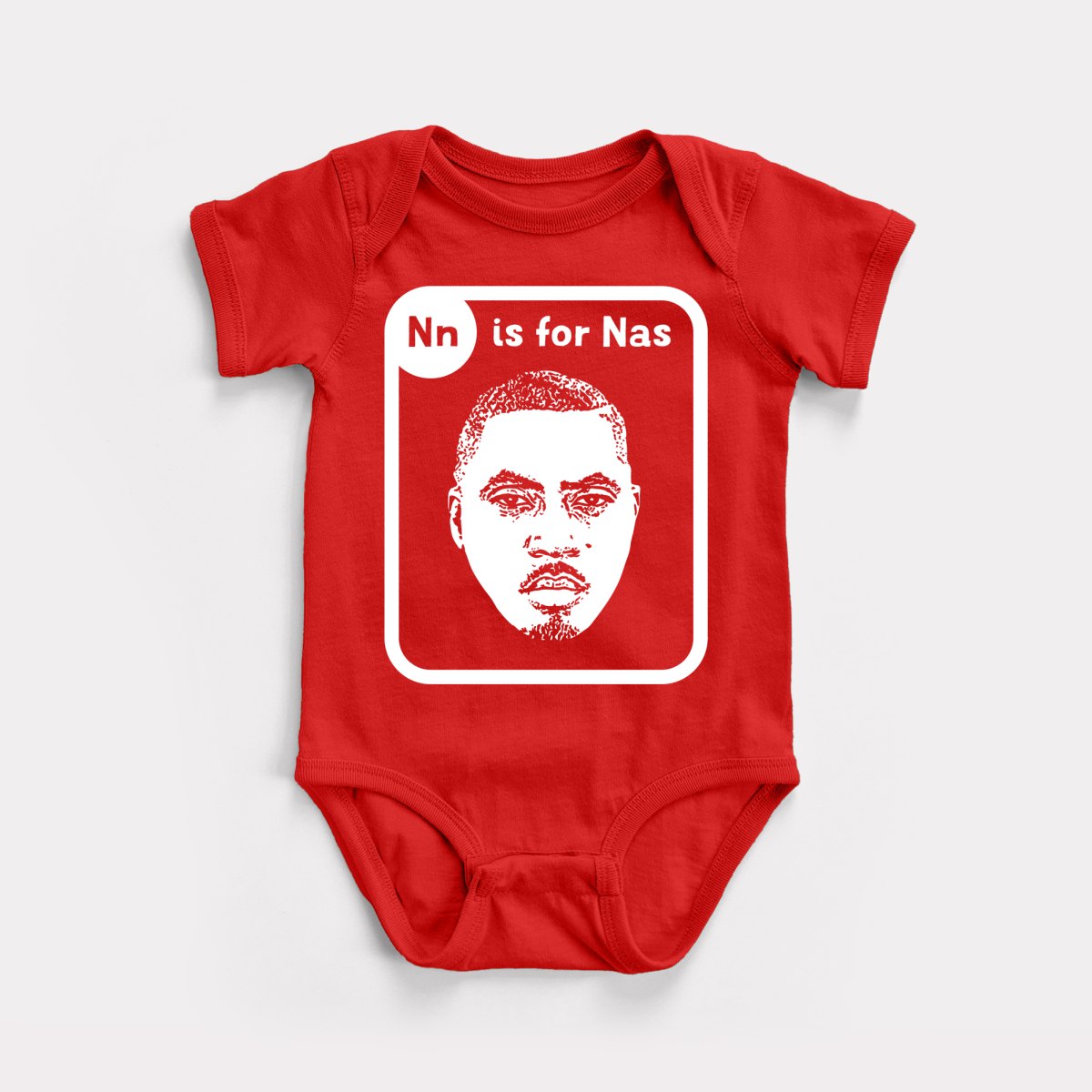 Nas Flashcard Baby Bodysuit – BabyDoopy
