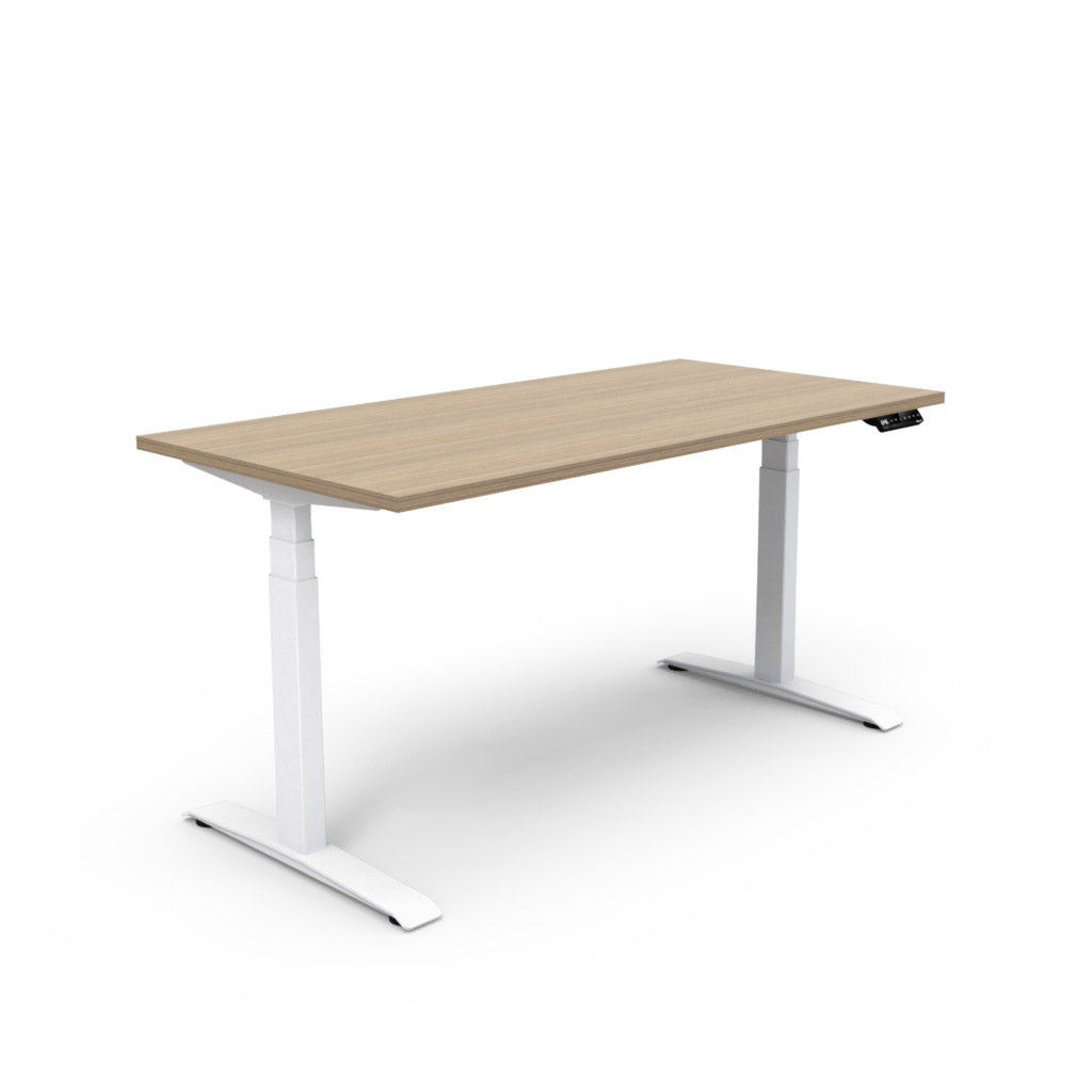 Adjust Rectangular Height Adjustable Table Zen Teak Benel