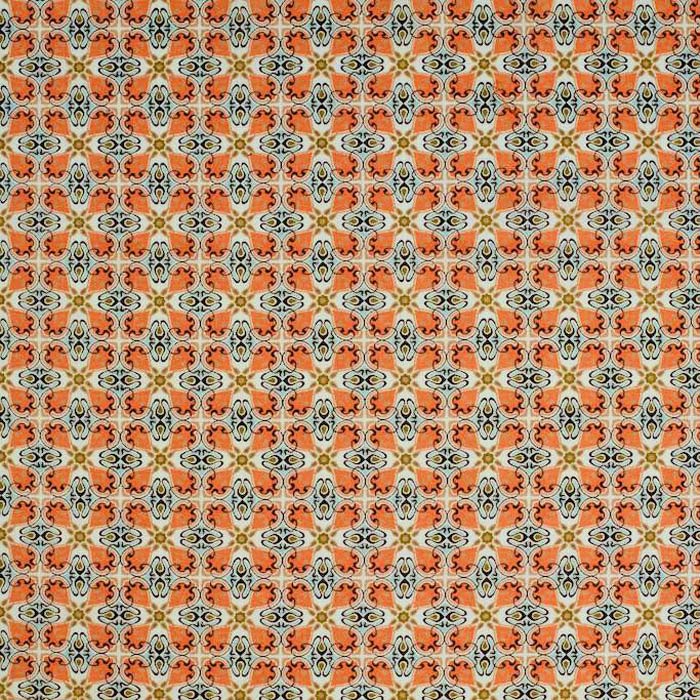 Orange, Sort, Lyseblå & Mørk Okker grafisk mønster | Gronlykke.com – Grønlykke.com