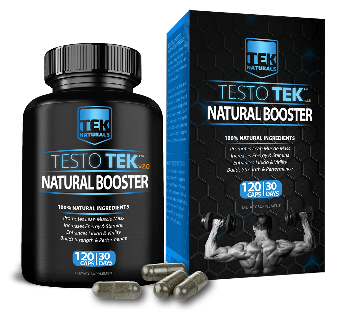 Testotek™ Testosterone Booster 20 Off Sale Tek Naturals