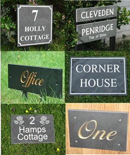 Why use engraved slate house signs