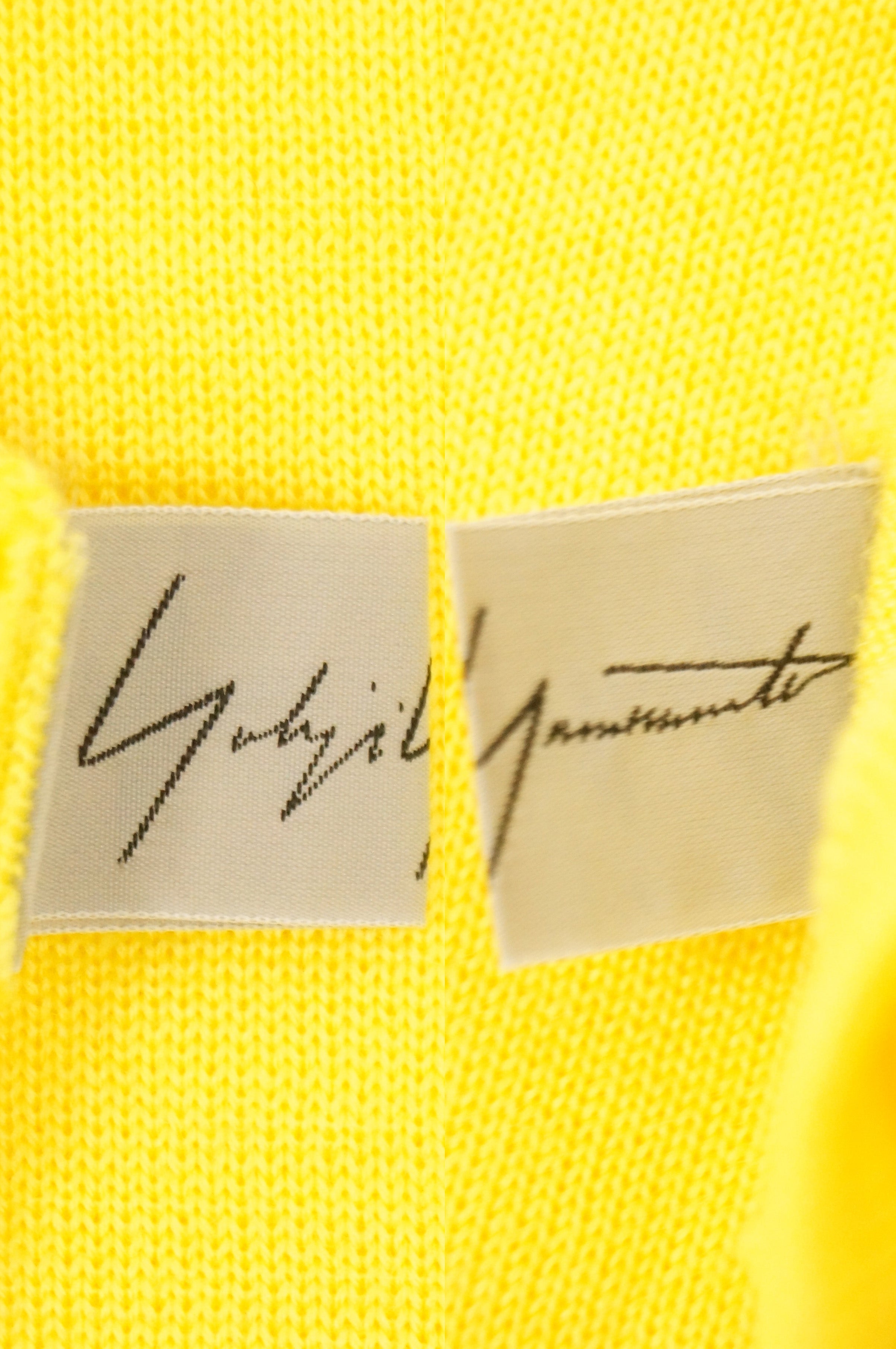 1980s Yohji Yamamoto Yellow Wool Blend Knit Gloves - MRS Couture