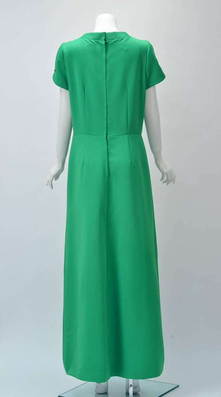 kelly green party dress