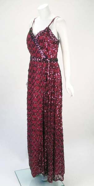 1970s evening gown