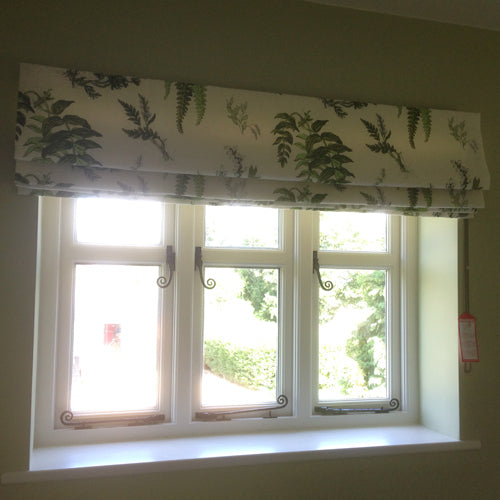handmade roman blinds by bespoke curtain makers