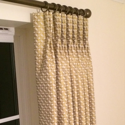 luxury pinch pleat curtains