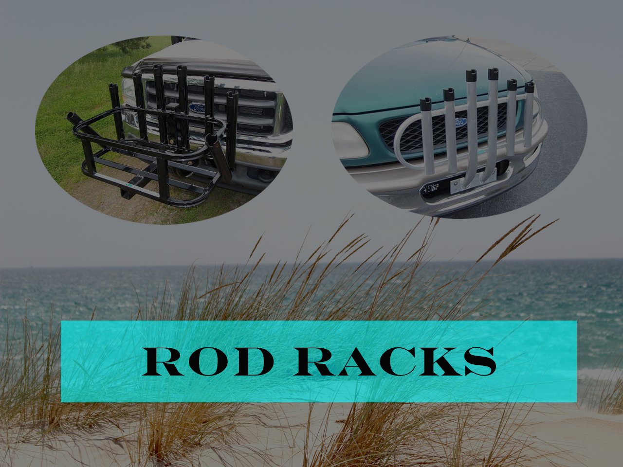  BESPORTBLE 2 Pairs Ceiling Fishing Rod Rack Fishing Rod Racks  Fishing Rod Holders roof Rack Fishing Rod Holder surf Fishing Rod Holder  Garage Door Bracket Storage Acrylic Truck : ספורט ופעילות