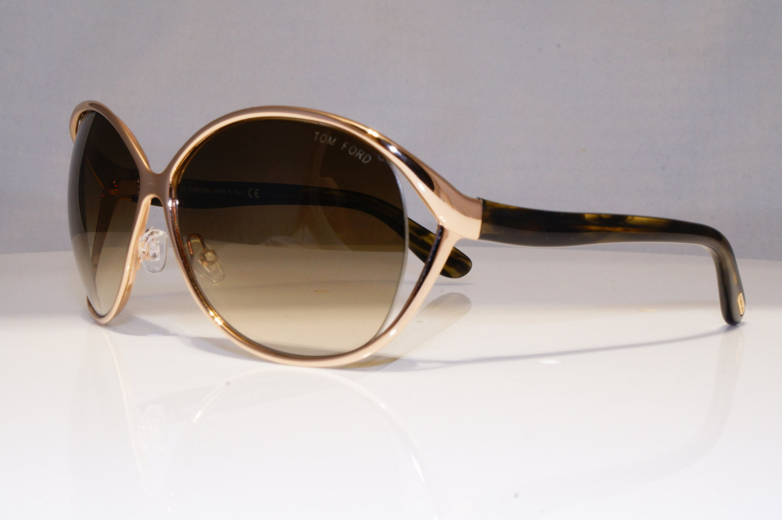 TOM FORD Womens Oversized Sunglasses Gold Butterfly Yvette TF 89 852 2 –  SunglassBlog