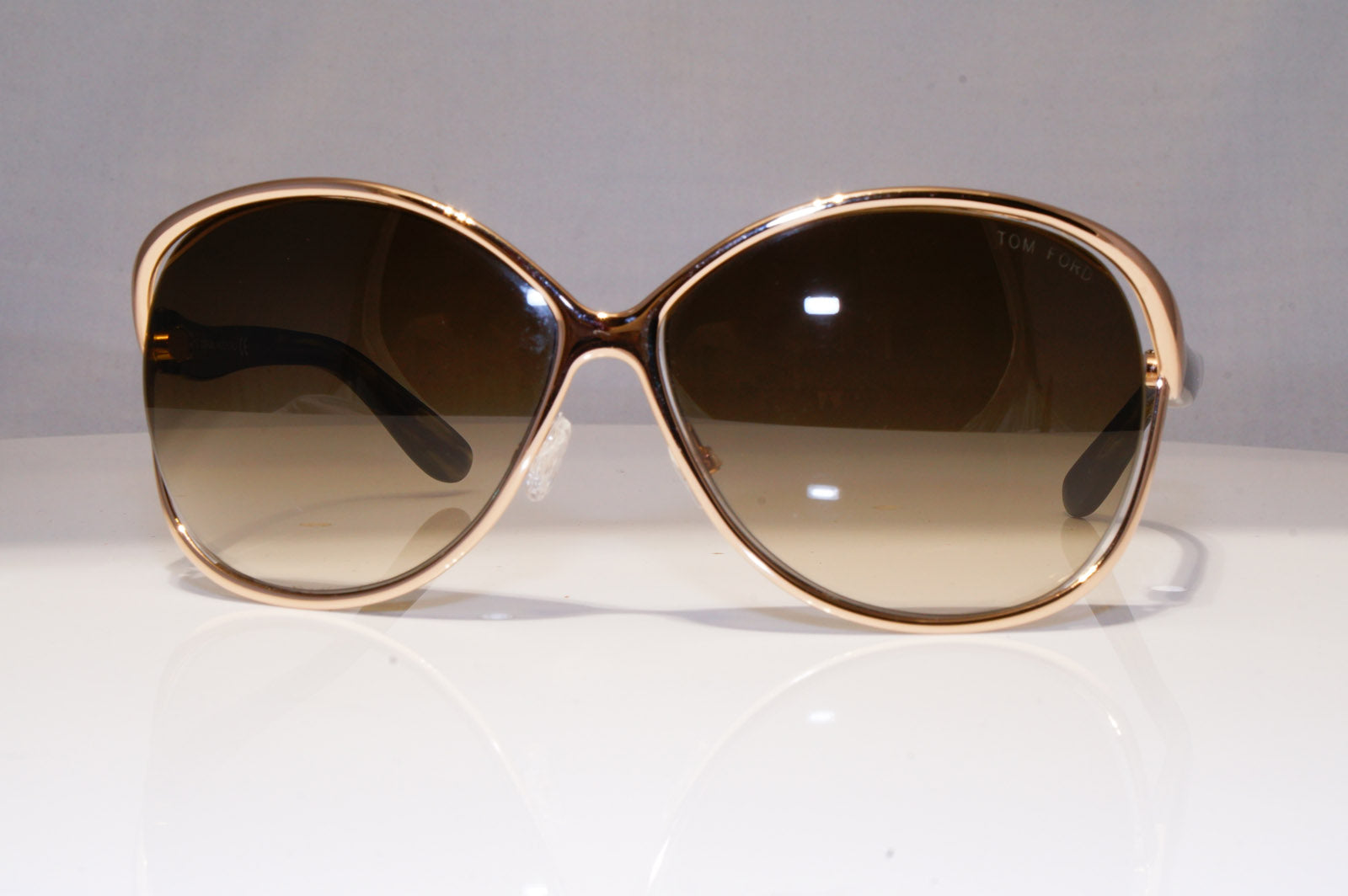 TOM FORD Womens Oversized Sunglasses Gold Butterfly Yvette TF 89 852 2 –  SunglassBlog