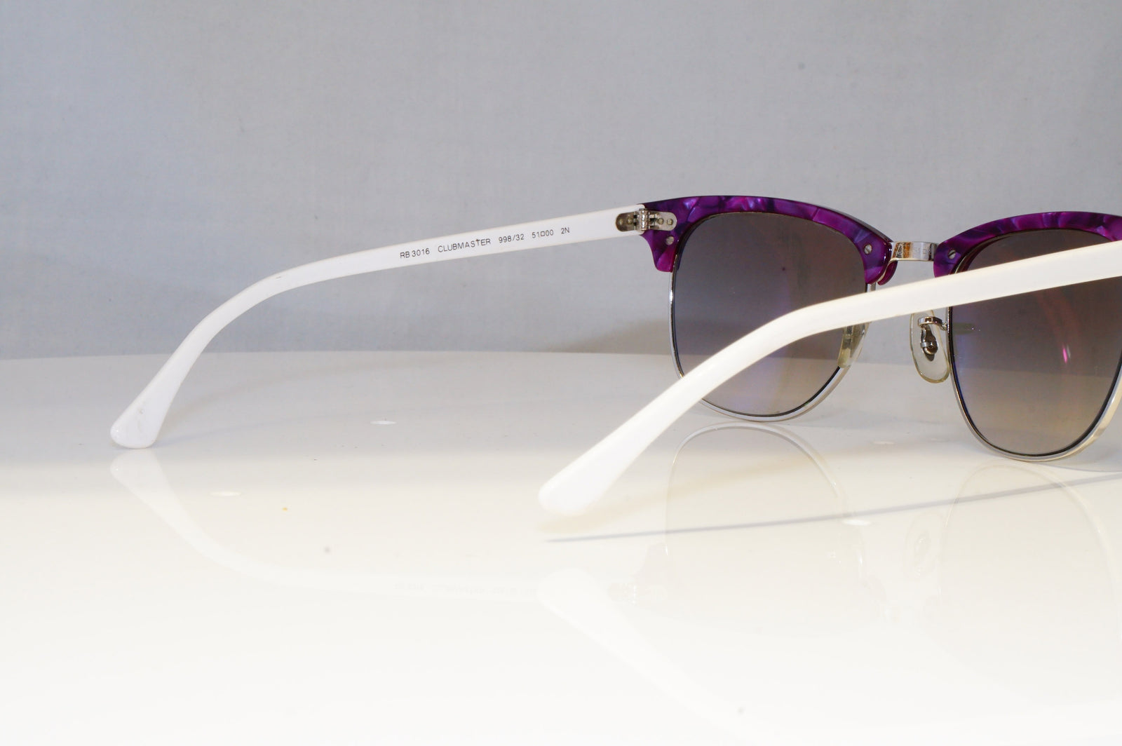 Ray Ban Mens Womens Designer Sunglasses White Clubmaster Rb 3016 998 3 Sunglassblog