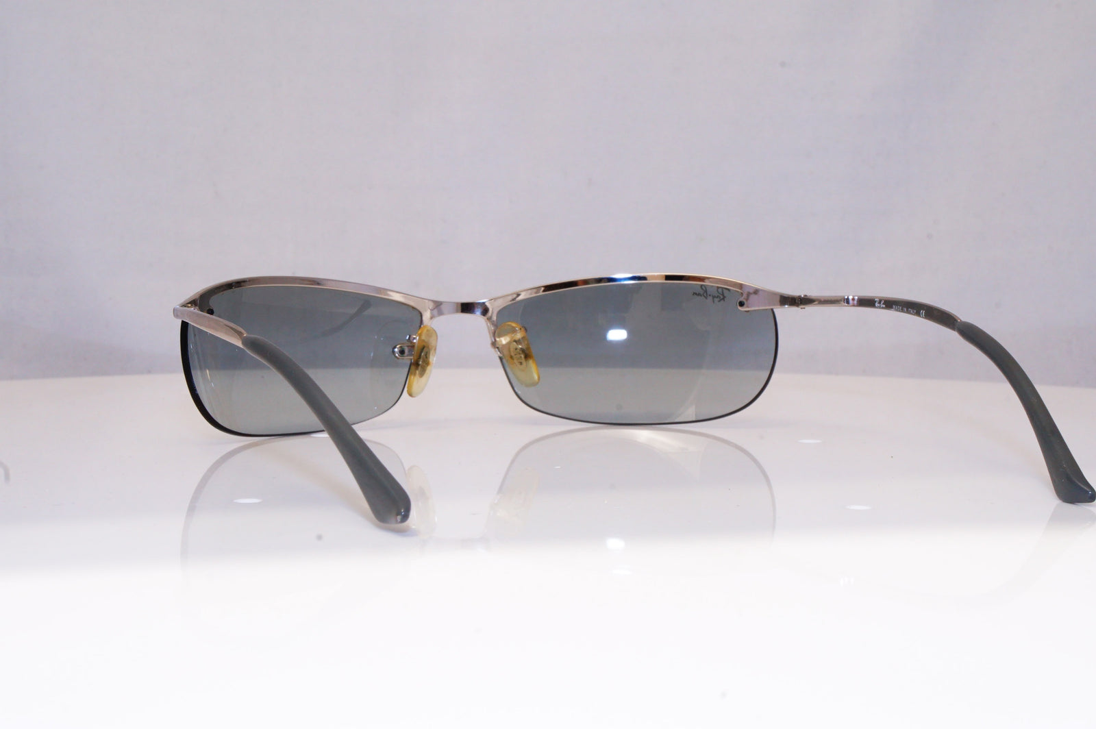 RAY-BAN Mens Designer Sunglasses Silver Wrap RB 3186 003/11 18134 ...