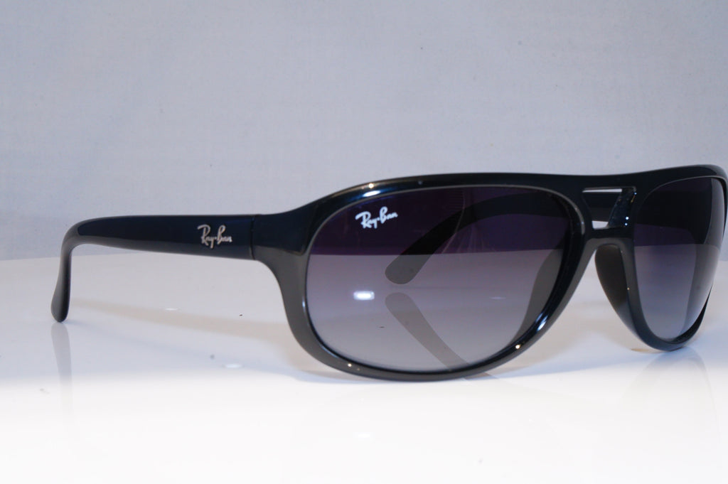 RAY-BAN Mens Designer Sunglasses Black Wrap RB 4124 601/8G 21465 ...